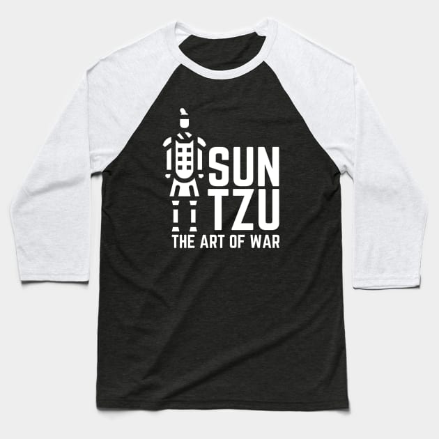 Sun Tzu The Art of War Baseball T-Shirt by Rules of the mind